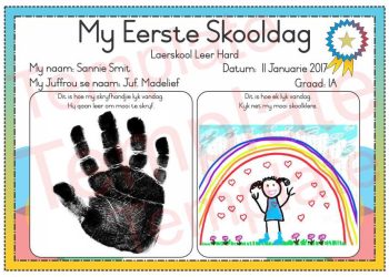 My Eerste Skooldag Sertifikaat